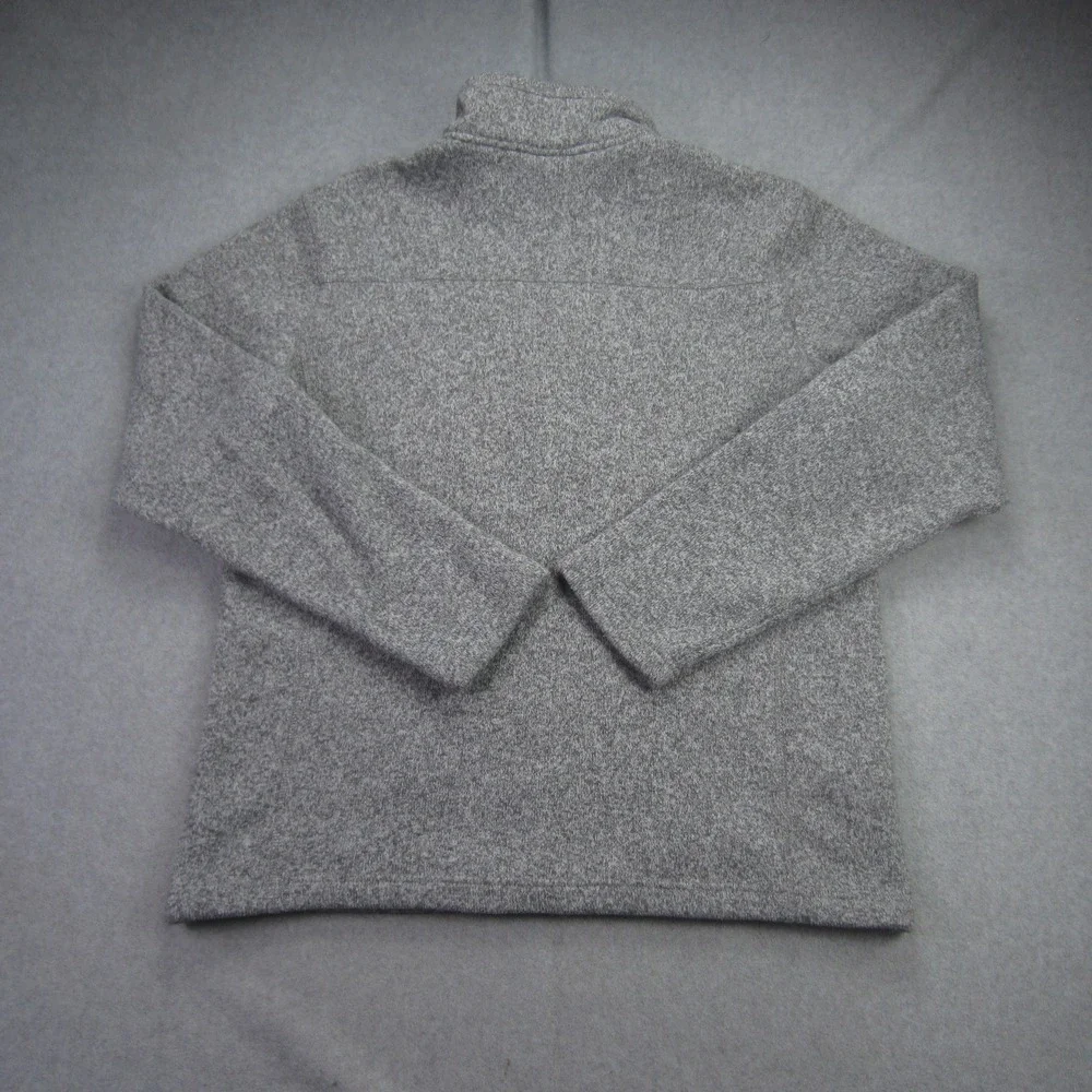 The North Face Sweater Mens Large Gray Heather Gordon Lyons 1/4‎ Zip Fleece